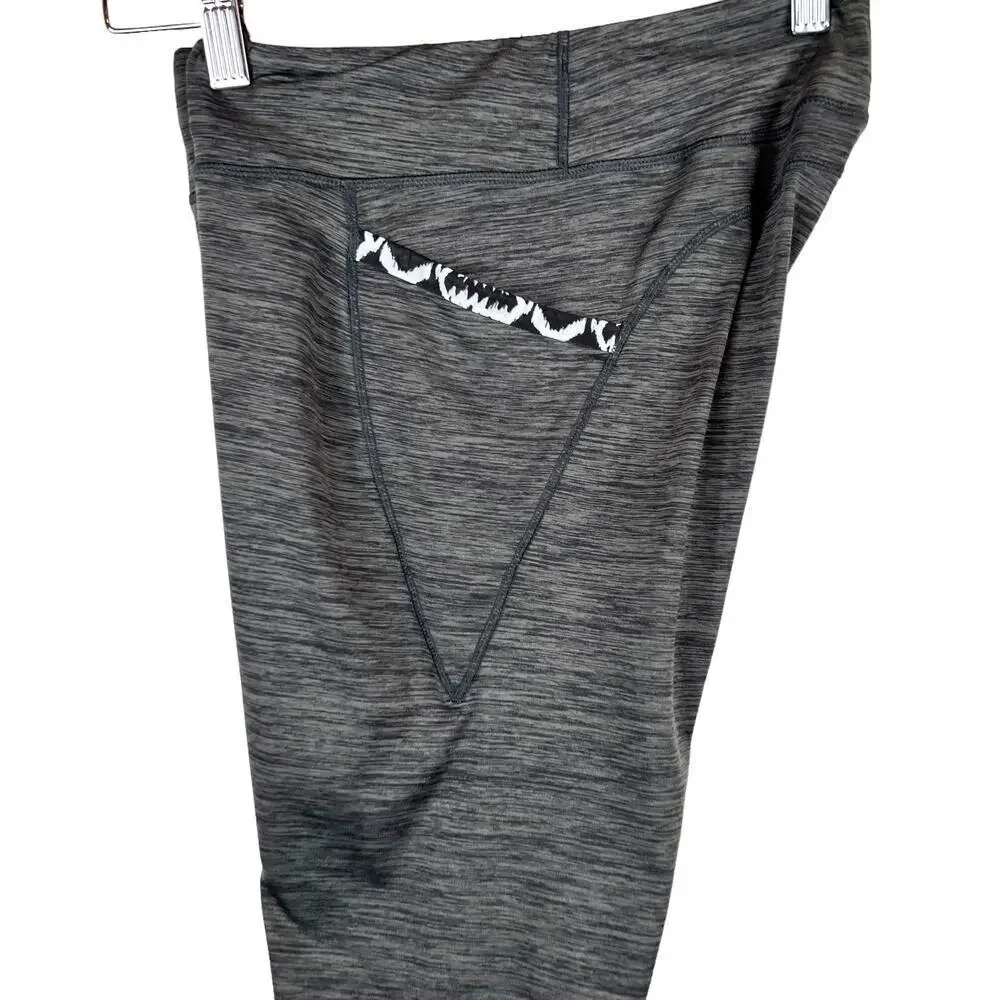 PATAGONIA Diversifly Capri Leggings in Heather Gray Size Small